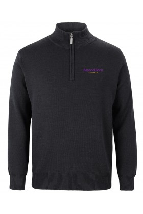 Half Zip Pullover (Black)